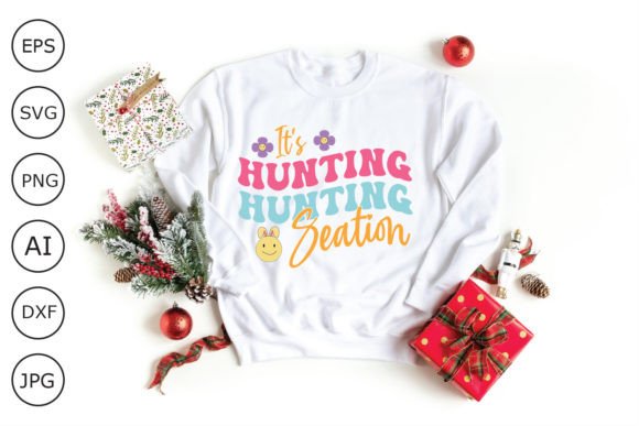 It's Hunting Season Retro Design: Graphics & Crafts