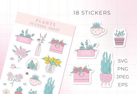 Plants Svg: Graphics for Crafts