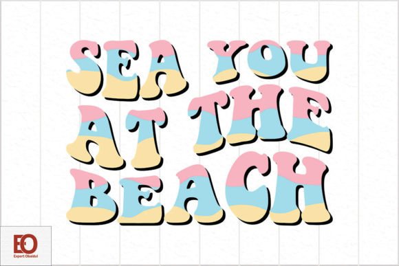 Sea You at the Beach - Retro Summer Svg