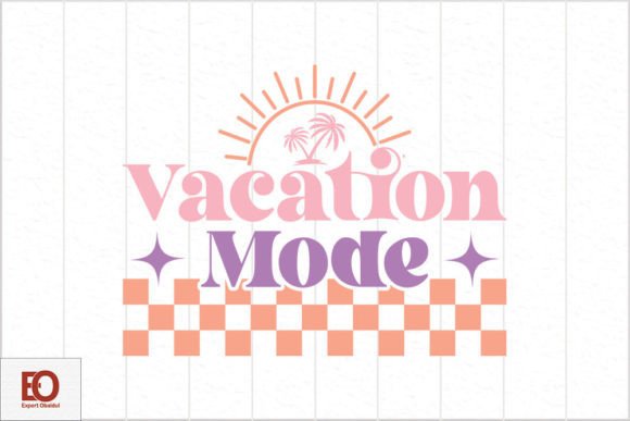 Vacation Mode - Retro Summer Svg Design