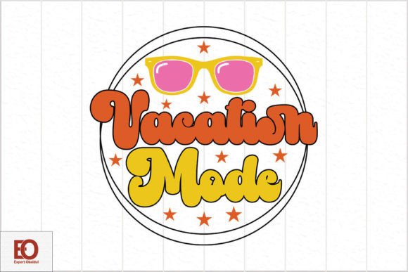 Vacation Mode - Retro Summer Svg Design